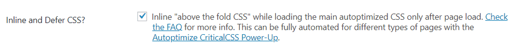 inline and defer css