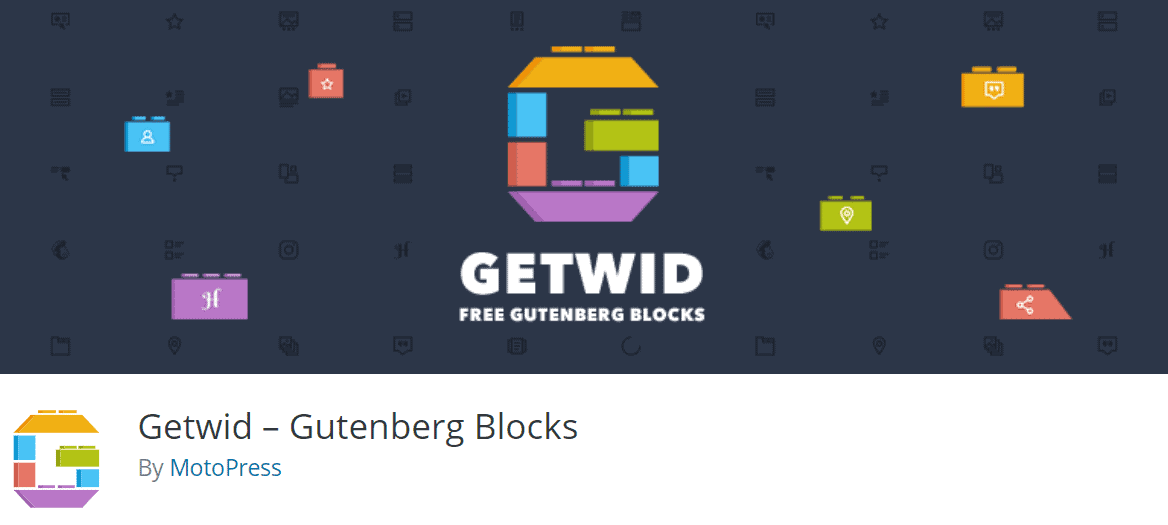 Getwid gutenberg block plugin