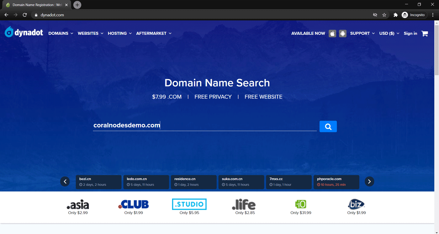 dynadot domain registrar