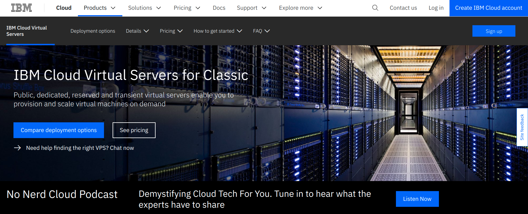 IBM Cloud virtual servers