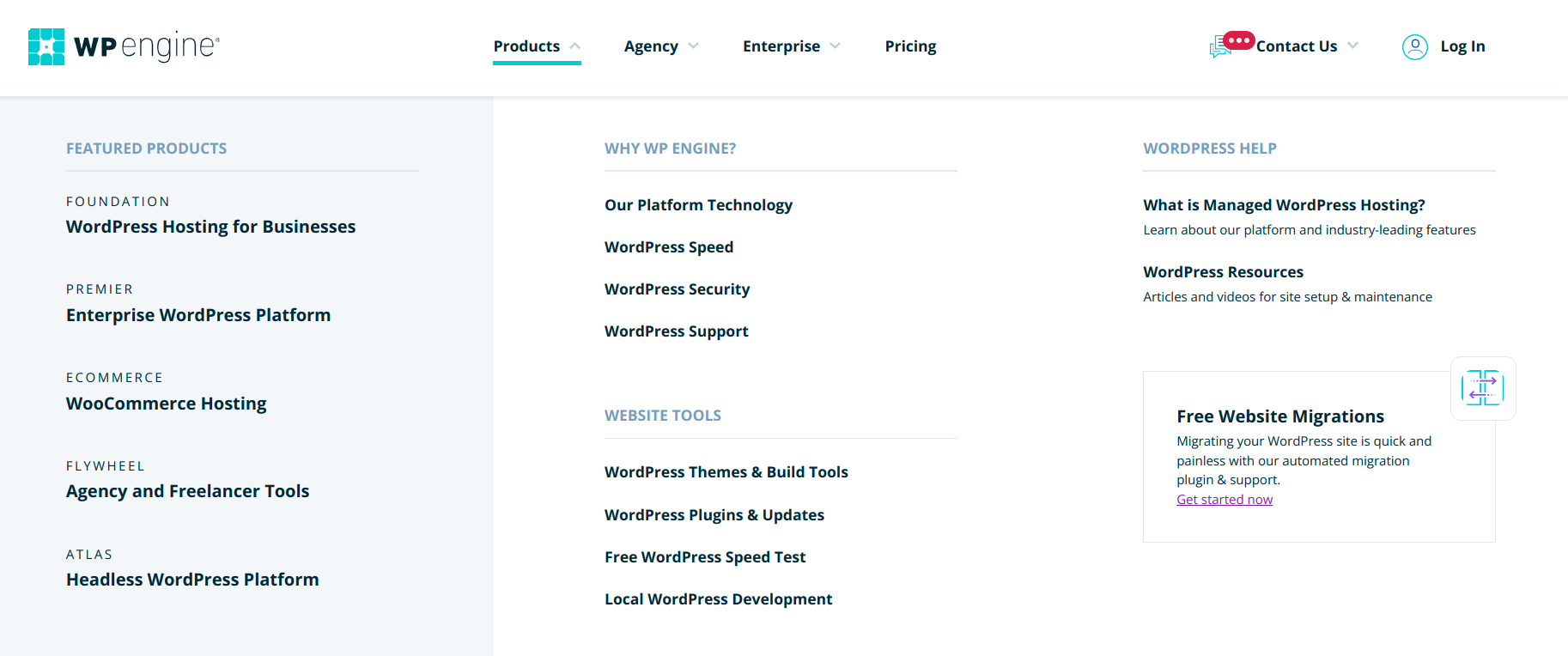 WP Engine products