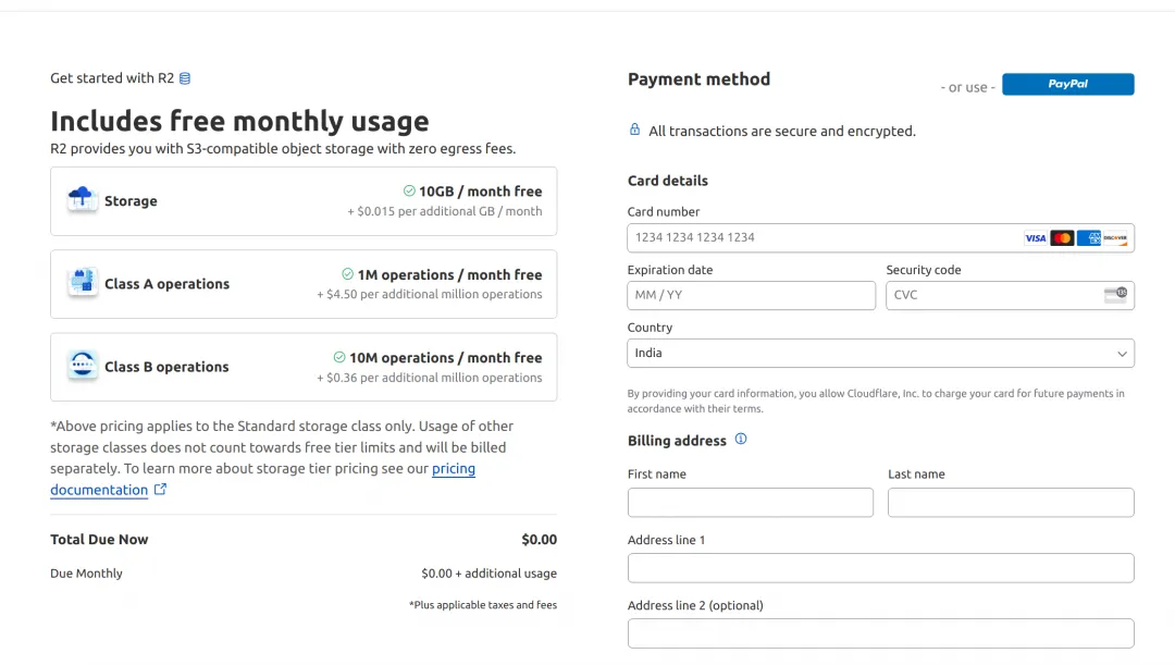 activating cloudflare r2 subscription